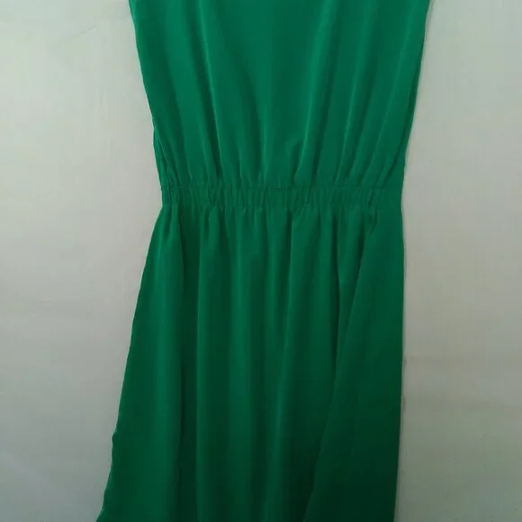 Old Navy Sleeveless Summer Dress Color Solid Green Size XS - Picture 3 of 8